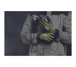 VIRDIS rękawice nylon/bam. pow.lateks