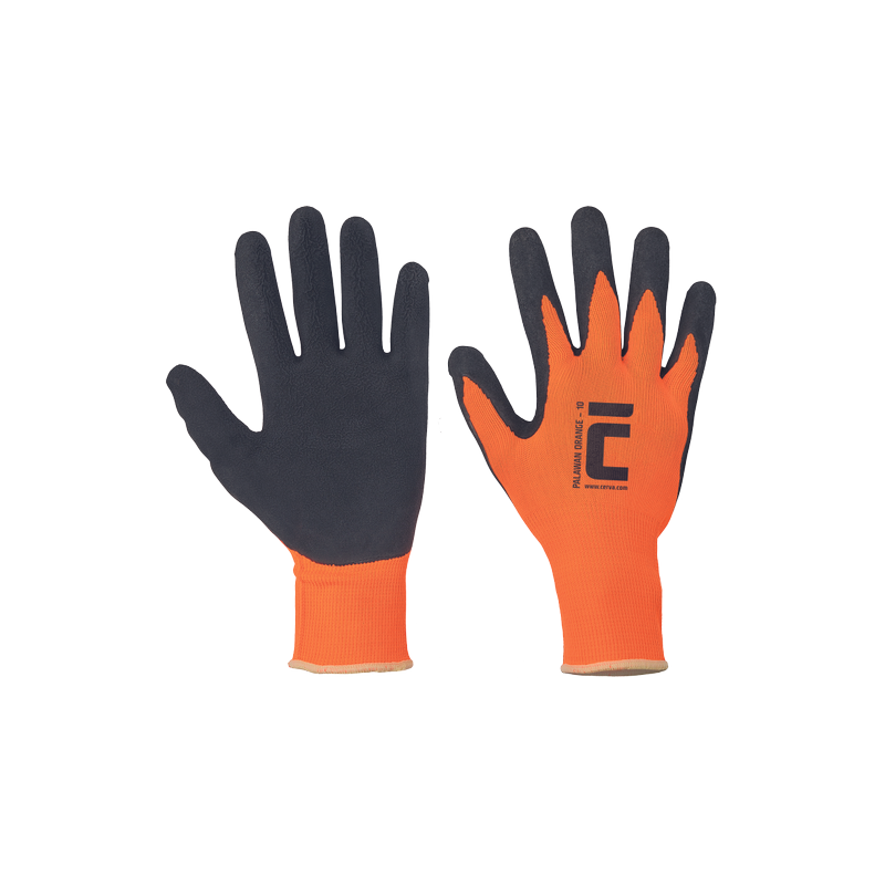 PALAWAN ORANGE rękawice nylon/latex