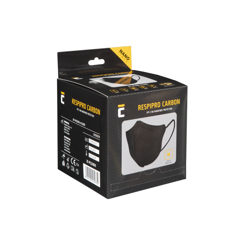 RespiPro Carbon FFP2 25sz respirator