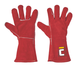 PUGNAX RED rękawice, skórzane