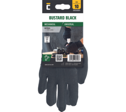 BUSTARD BLACK blister rękawice